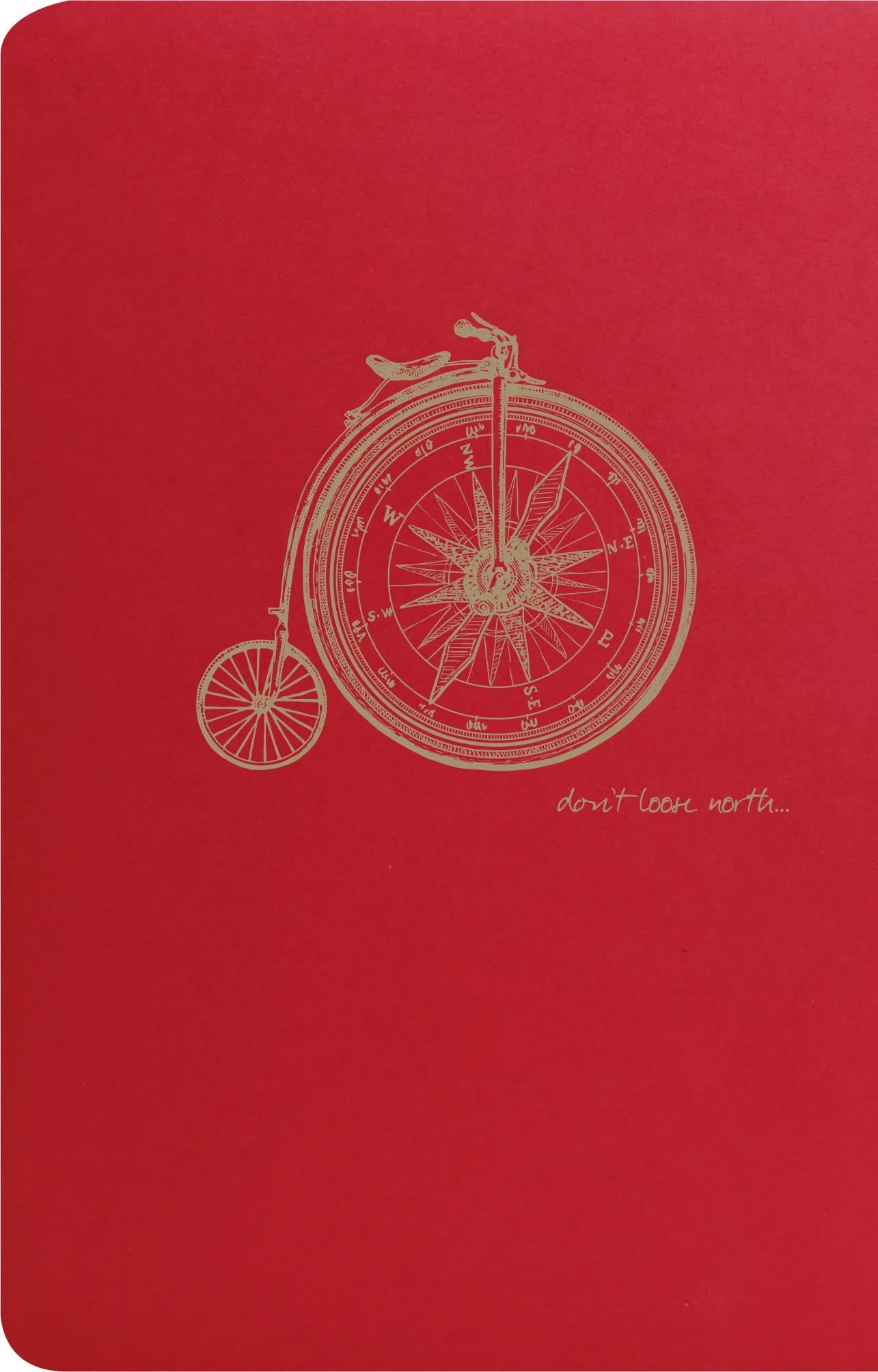 Fliegender Geist Red textiles Sting Notebook 11x17cm 96p gefütterte passende Motive Elfenbeinpapier 90g - Rot (Paket x5)