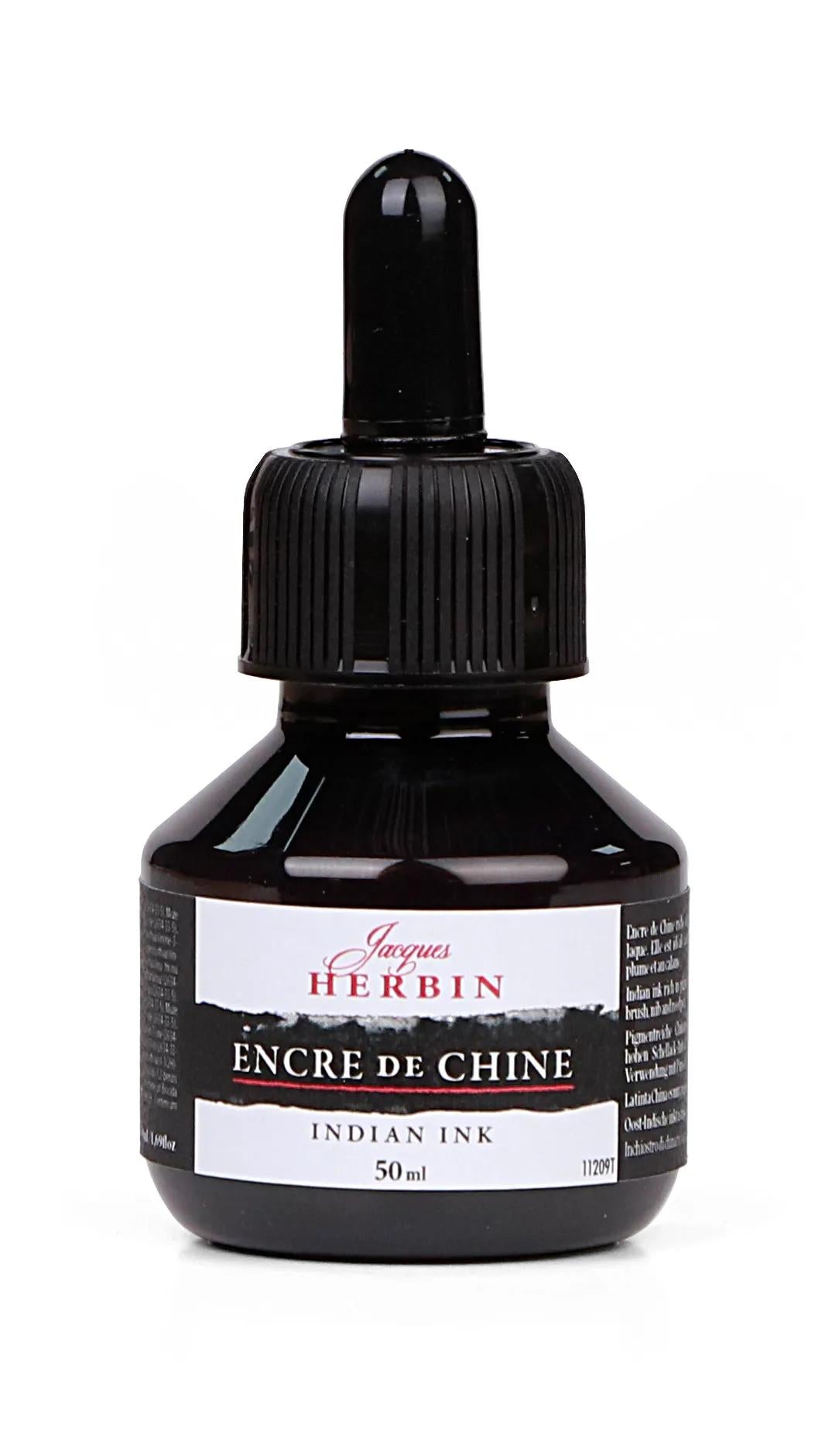 China ink 50ml - black (Pack x4)