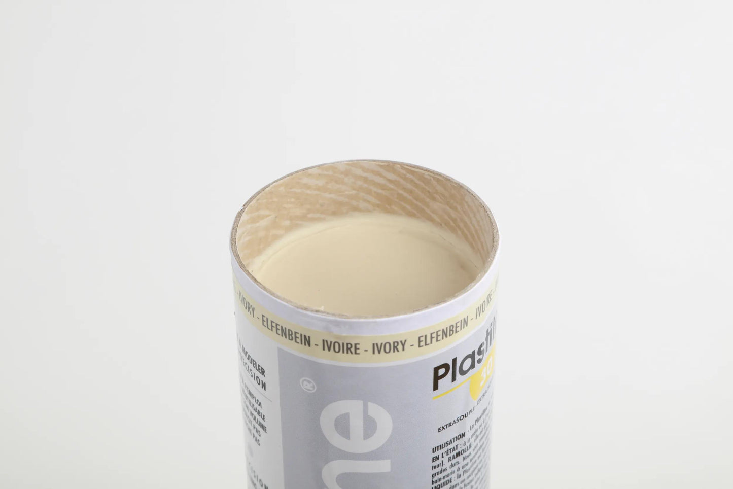 1 kg de plastiline dureté 30 (extra-souple) - Ivoire