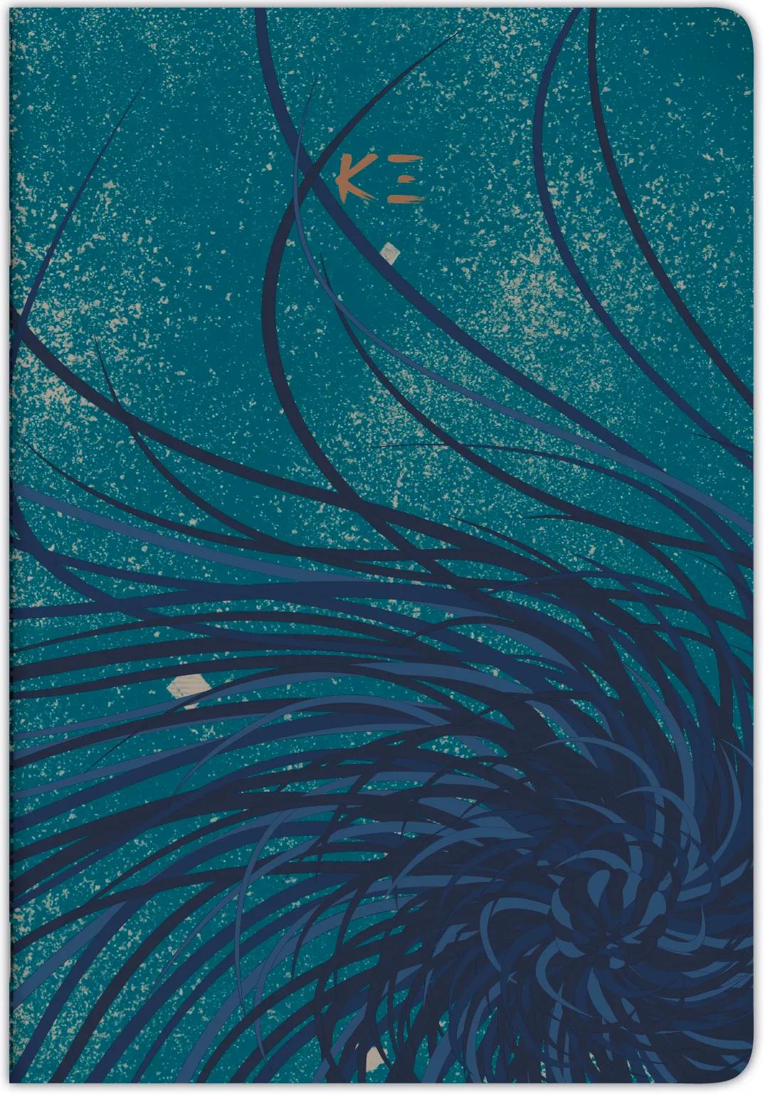 K3 blue, Cahier sewn wire A4 21x29,7 cm, 64 pages, lineed + margin, ass. - Multicolor (Pack x6)