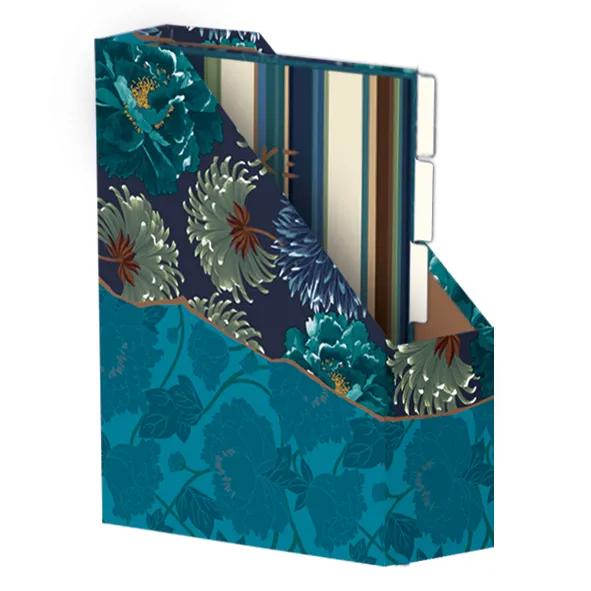 K3 blue, Set of 3 pouches with tabs 22x31 cm, ass. - Multicolor (Pack x5)