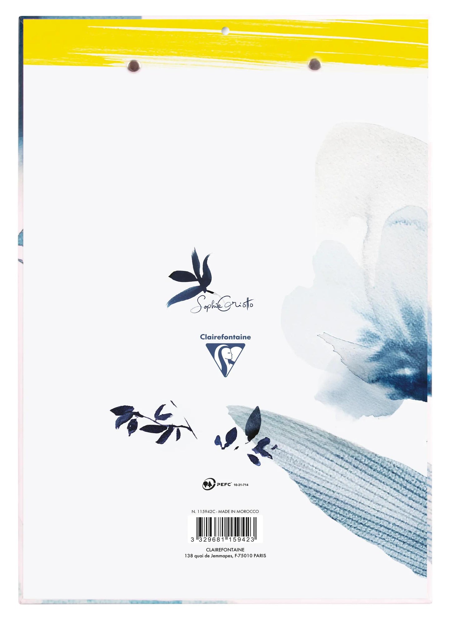 Inkebana, Blockhalter 23x33cm - Mehrfarbig (Paket x4)