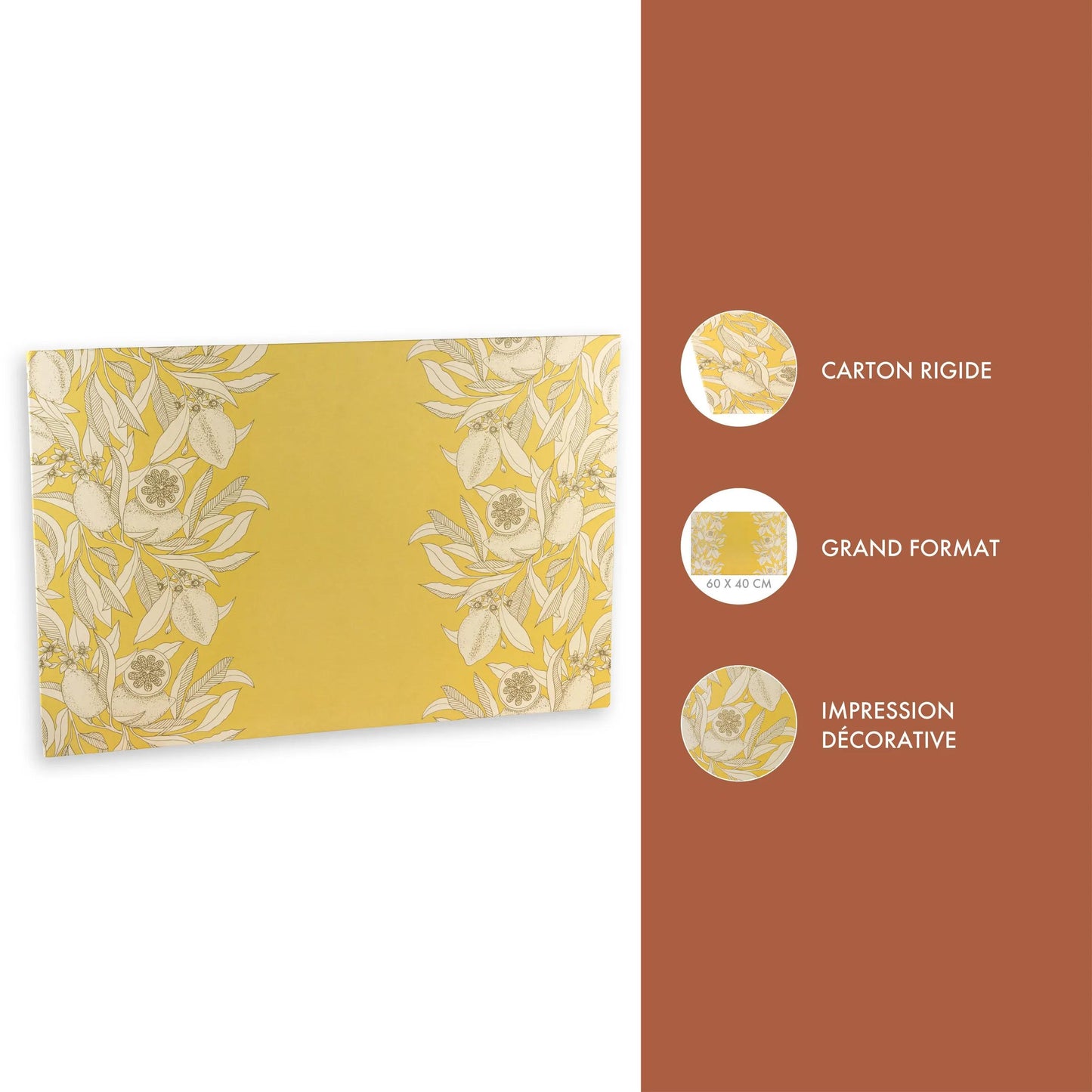 Garten des Sense, Unterhand 60 x 40 cm - Neu (Paket x4)