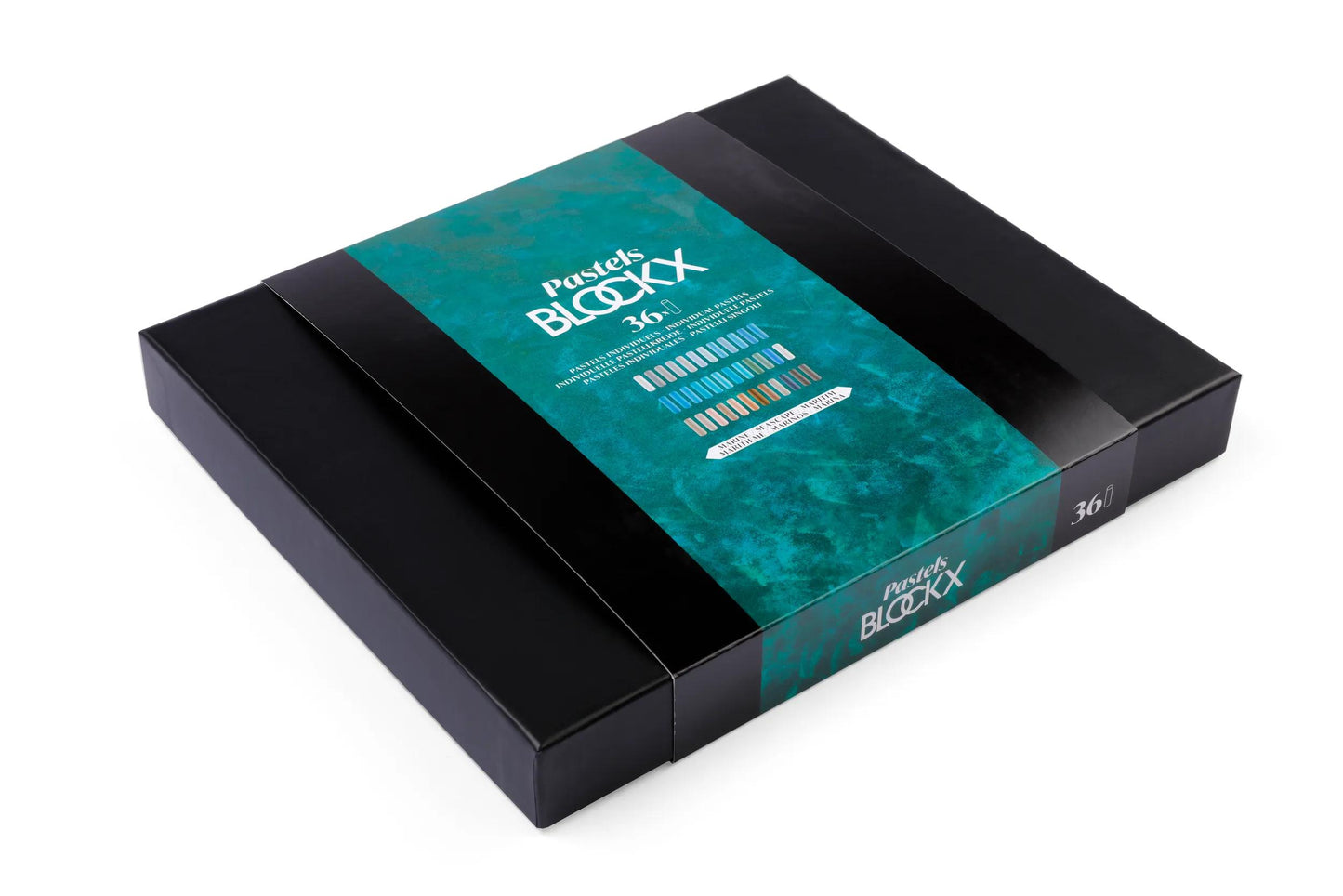 Wood Box 36 Pastels - Marine