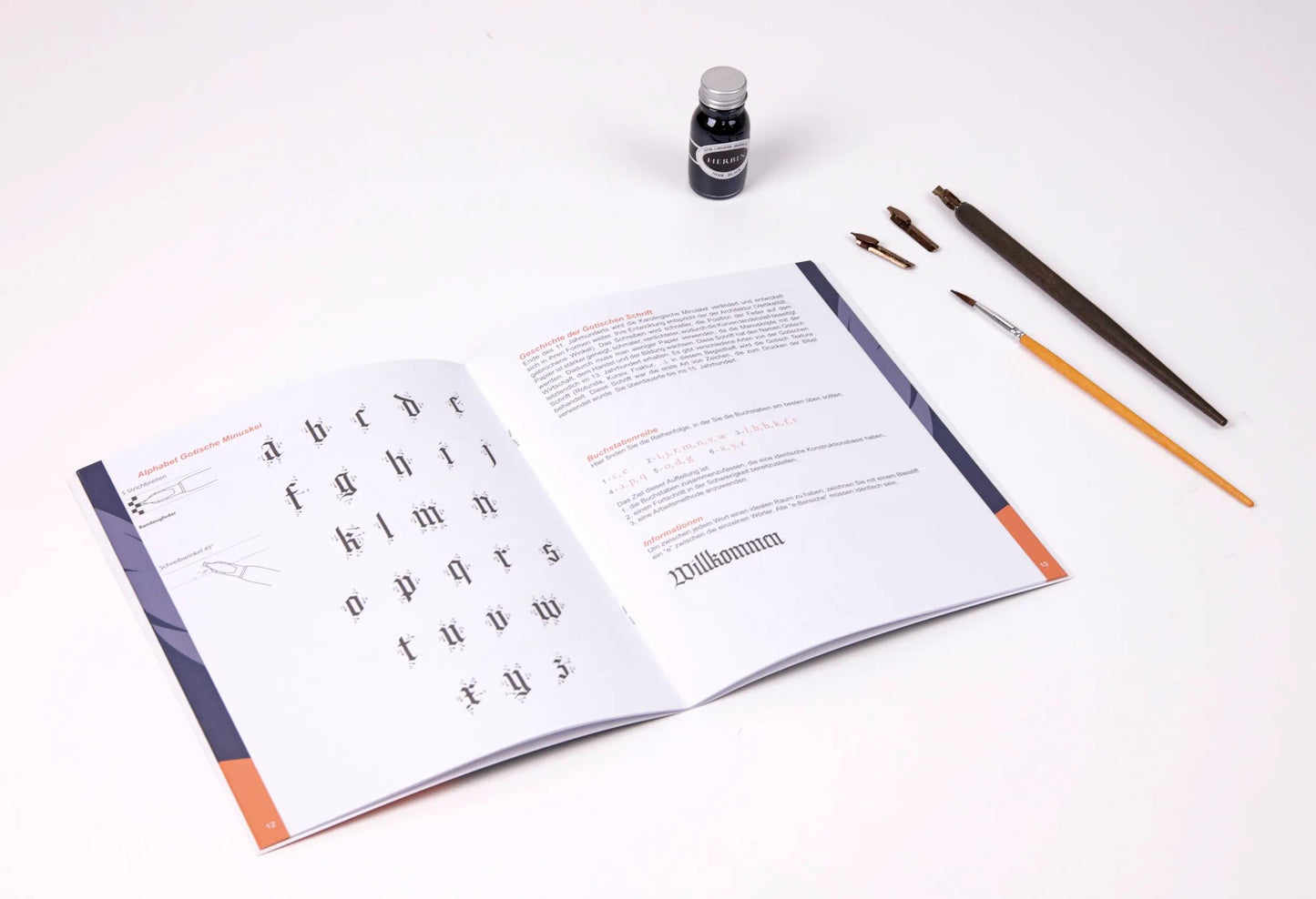 Kalligraphie Lernkit für Anfänger - Englisch (Paket x2)