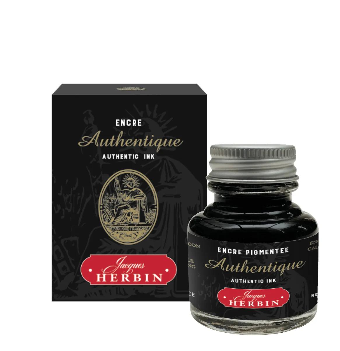 Tinte 'Authentic' 30 ml - Schwarz (Paket x4)