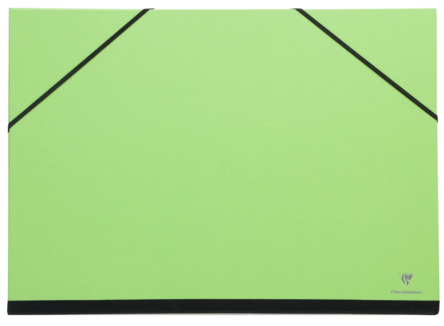 Carton à dessin Couleur à élastiques 28x38cm - Vert (Lot x10)