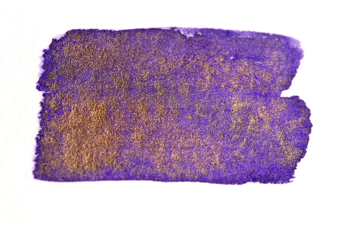 Encre 1670 à paillettes dorées 50ml - Violet Impérial