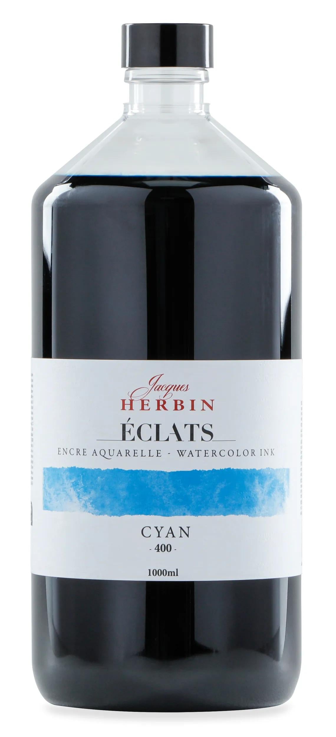 Aquarellfarbe Eclats in 1000ml - Cyanblau