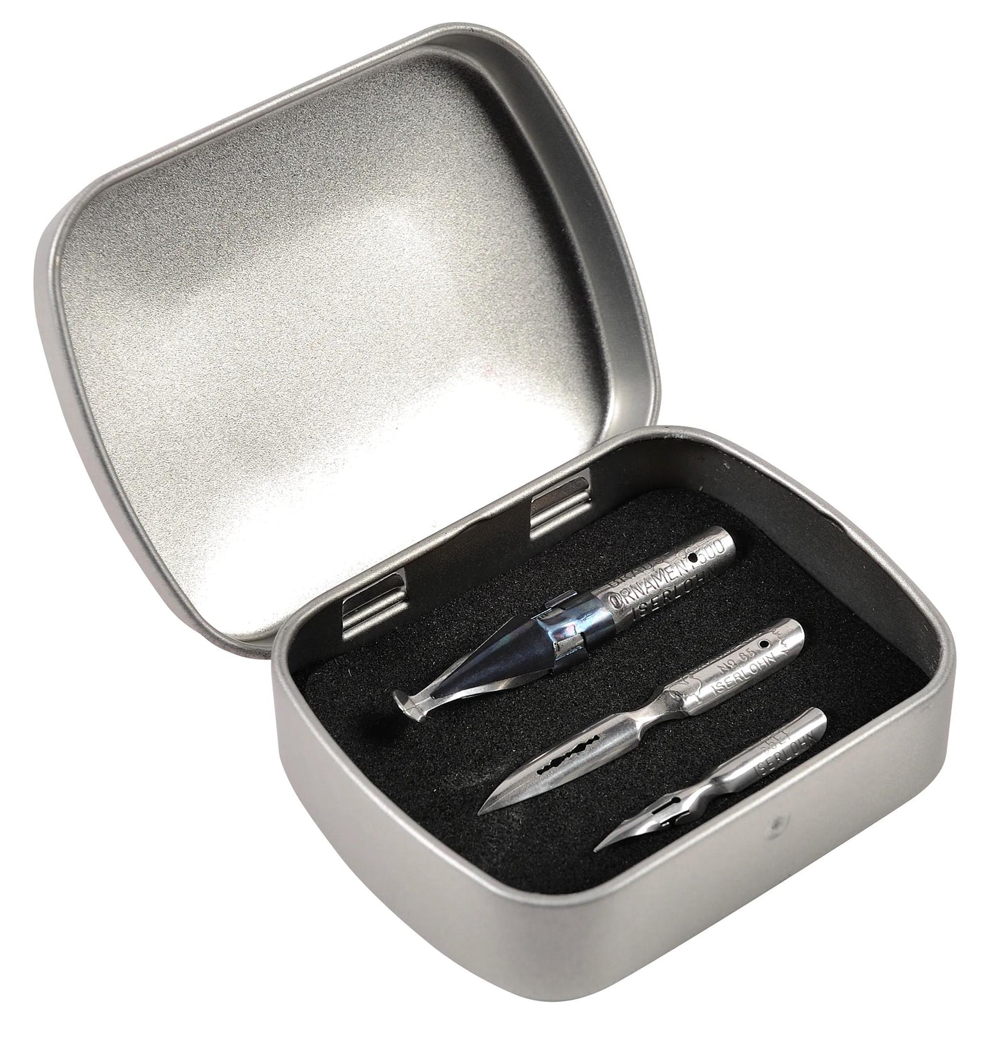 METAL BOX 6 PLUMES TO DESSIN (Pack x5)