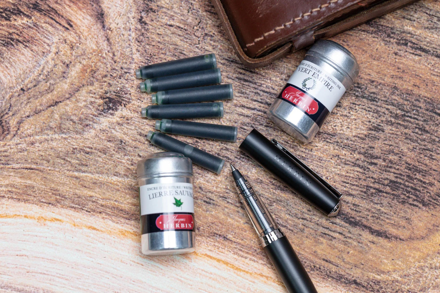 Metal roller pen - Black (Pack x3)