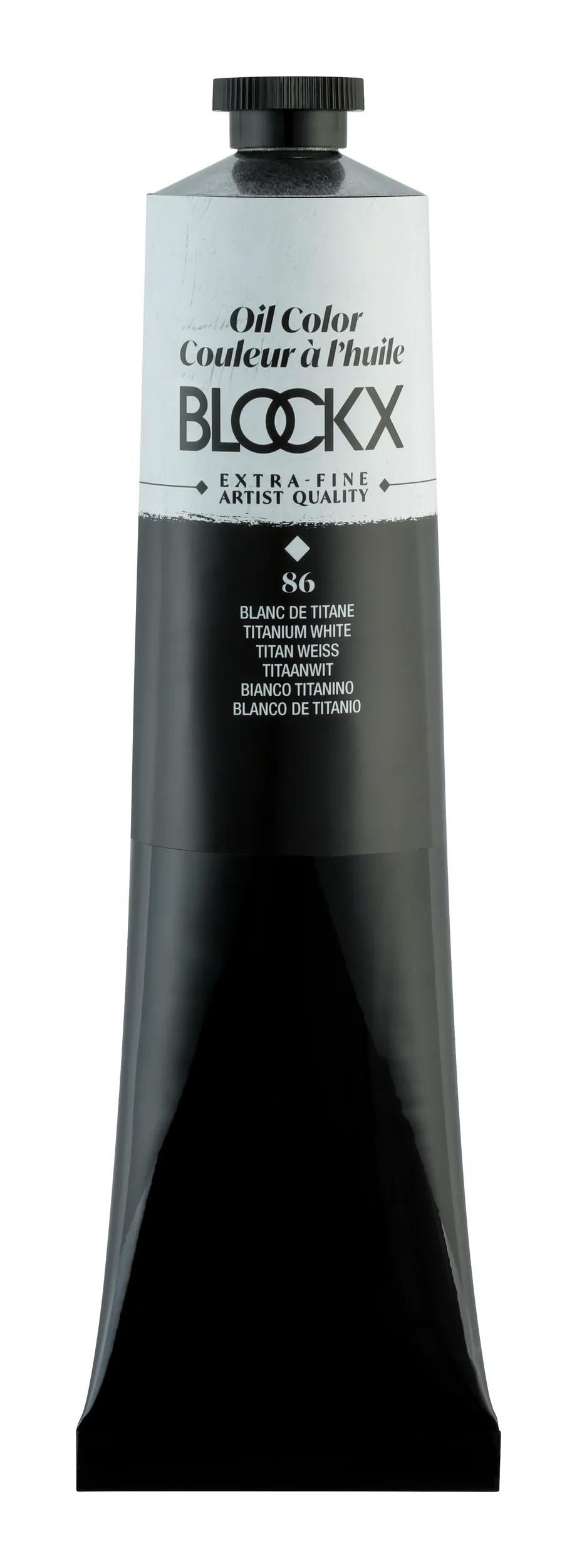 Extra-fine oil paint tube 200ml - Titanium white 86