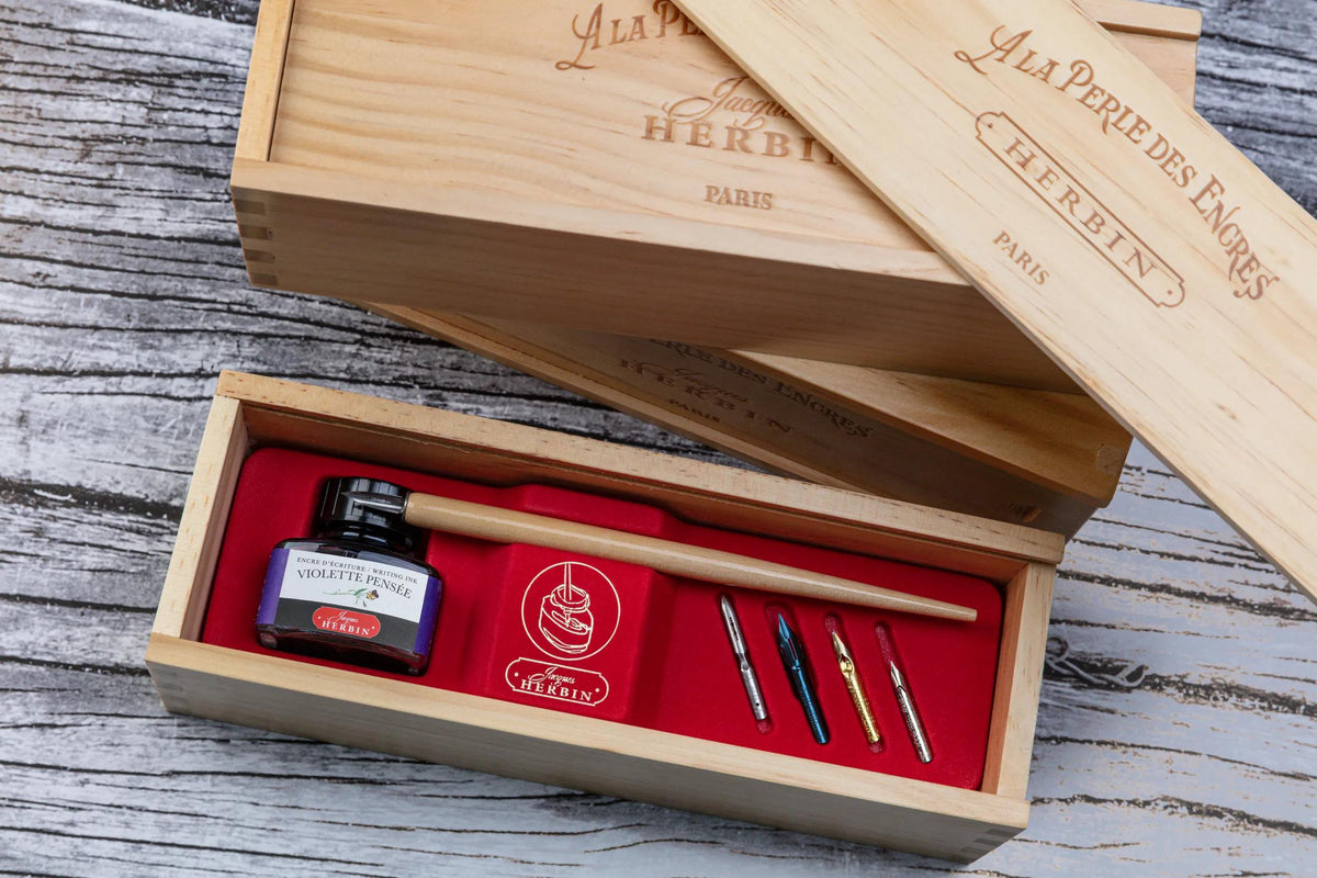COFFRET PERLE DES ENCRES VIOLETTE PENSEE