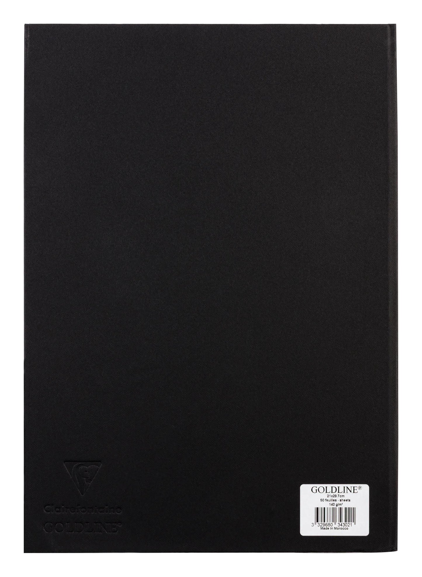 Goldline starr eingezogenes Notebook 50F A4 140g Portrait - Weiß - Neu (Paket x5)