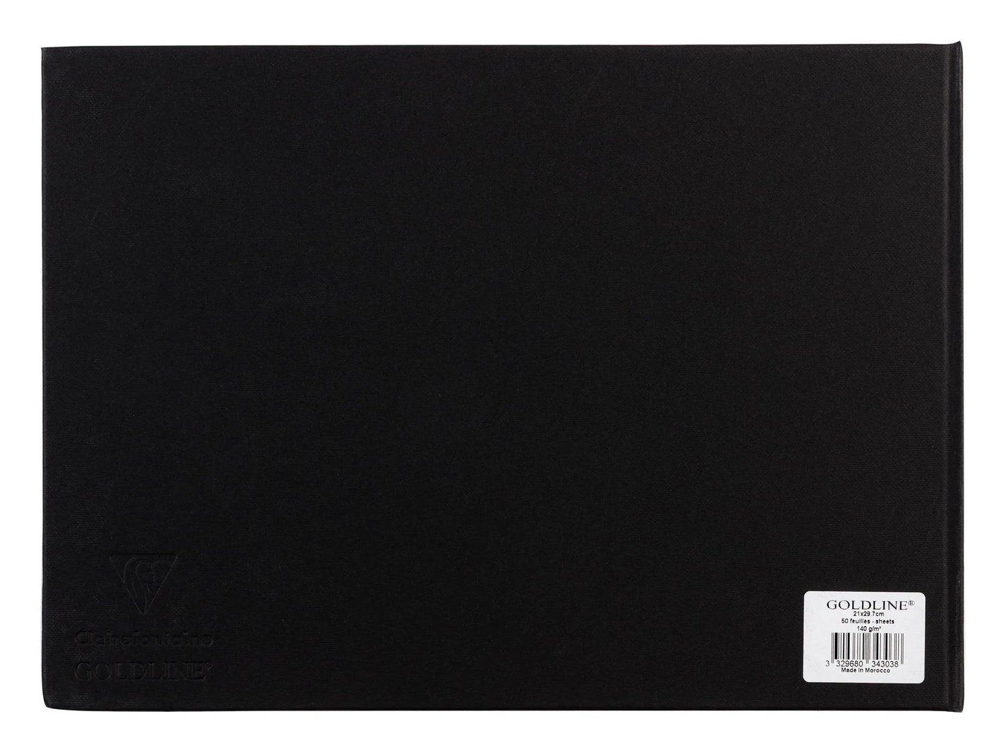Goldline rigid remarried notebook 50F A4 140g landscape - White - New (Pack x5)