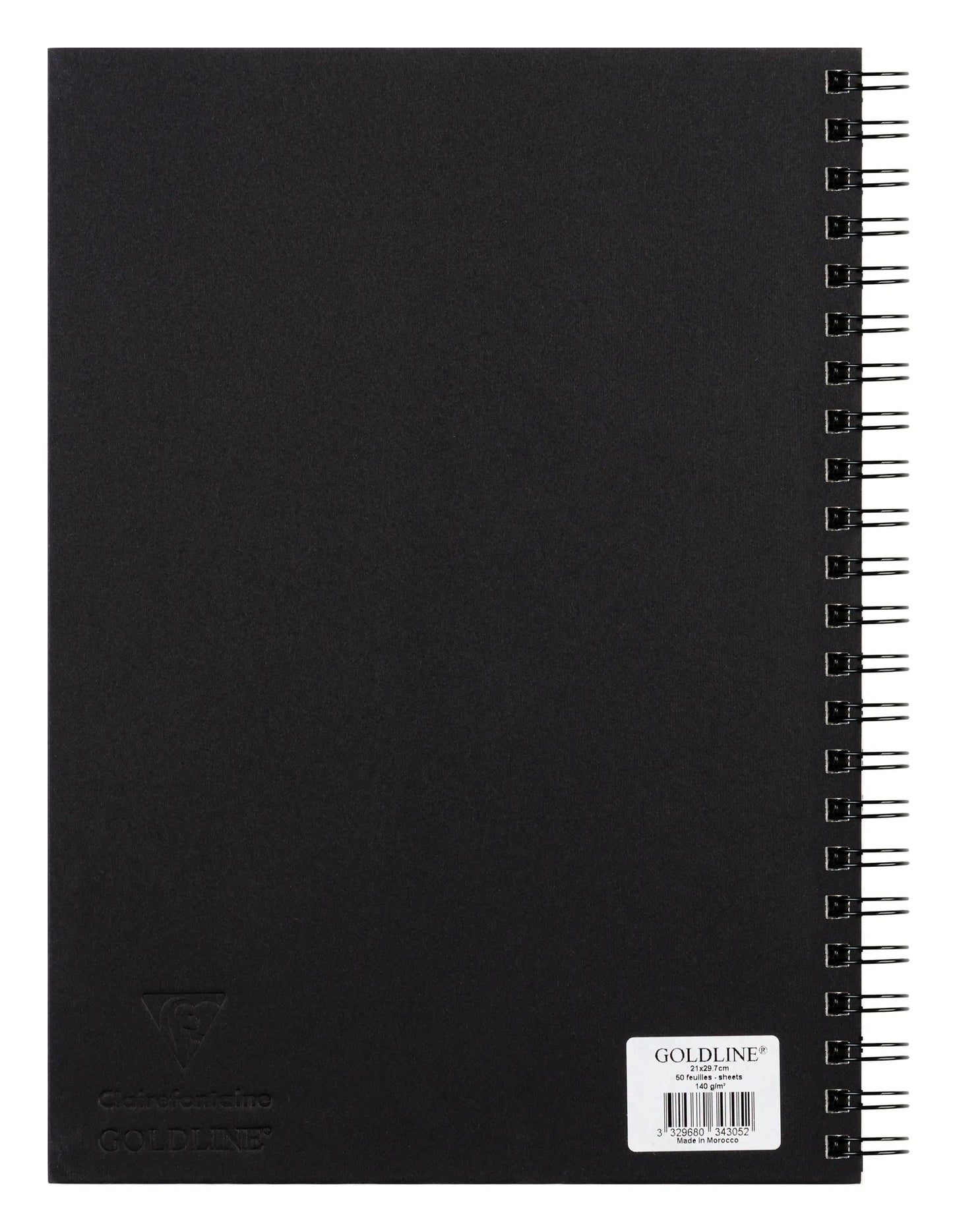 Goldline Spirale Notebook 50F A4 140g Portrait - Weiß - Neu (Paket x5)