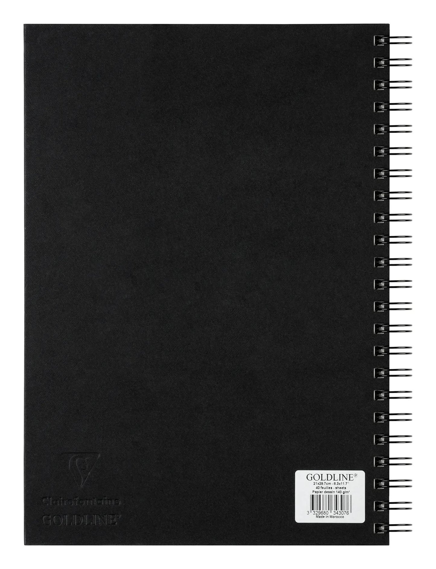 Goldline Spiral Notebook 40F A4 140g Portrait - Elfenbein - Neu (Paket x5)