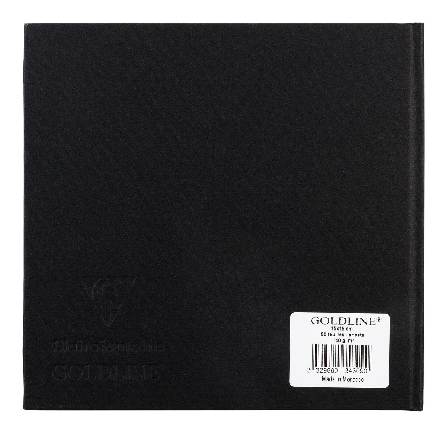 Goldline starre Rücklauf Notebook 50F 15x15cm 140g - Weiß - Neu (Paket x5)