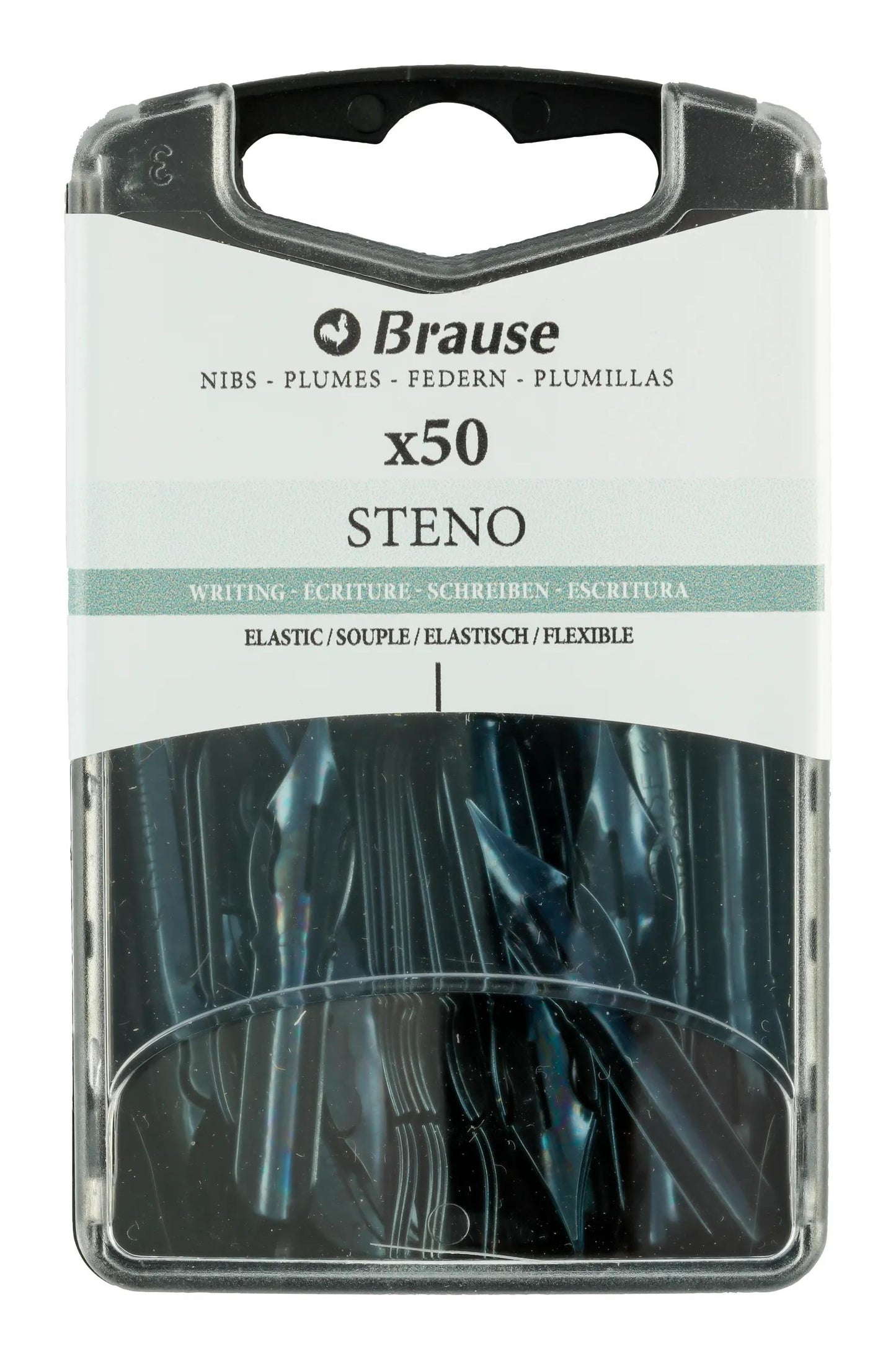 Boîte 50 plumes Sténo