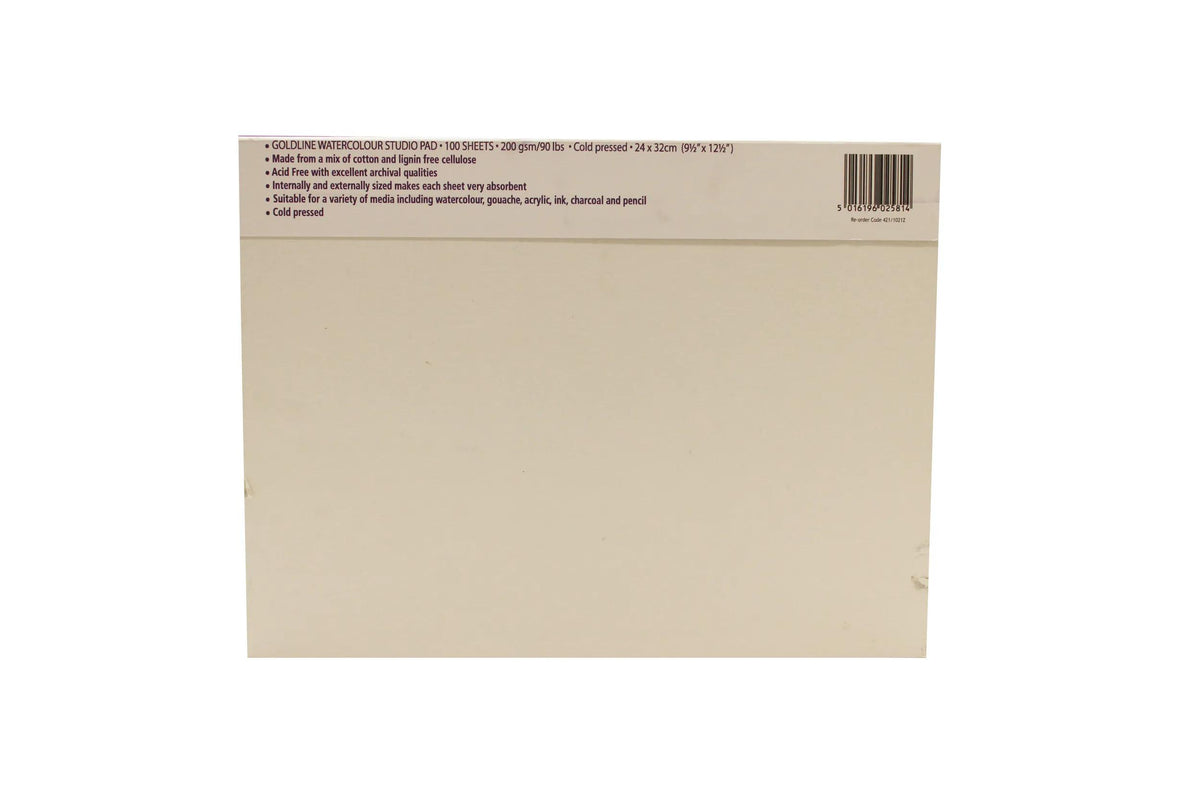 Goldline Studio Block verklebt 100F 24x32cm 200g feines Korn (5er-Pack)
