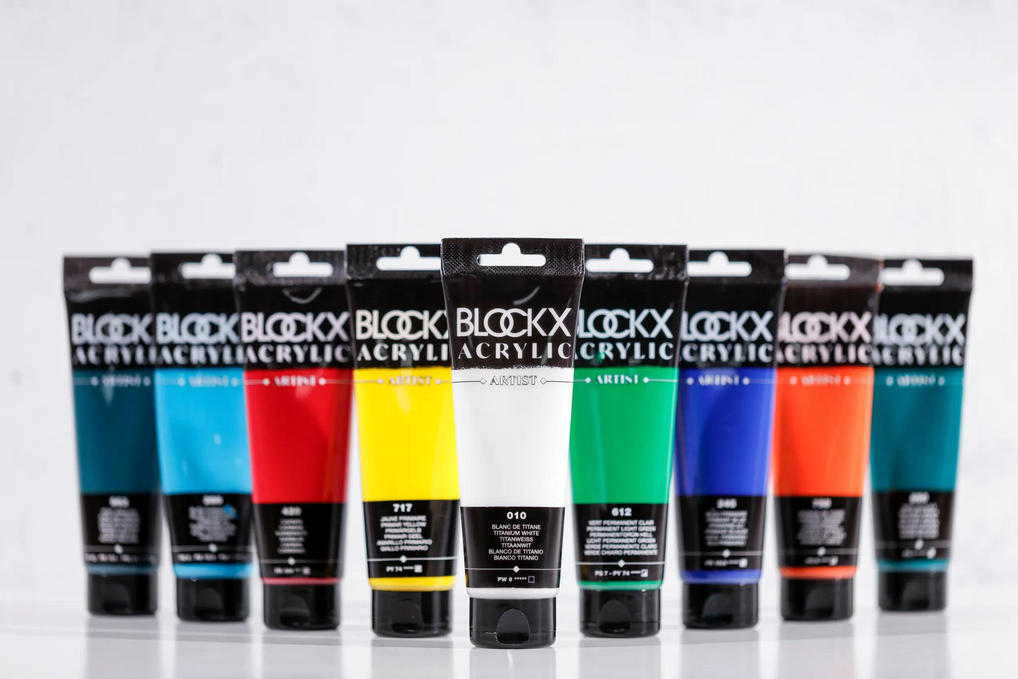 Fine acrylic tube paint 120ml - Titanium white 10 (Pack x3)