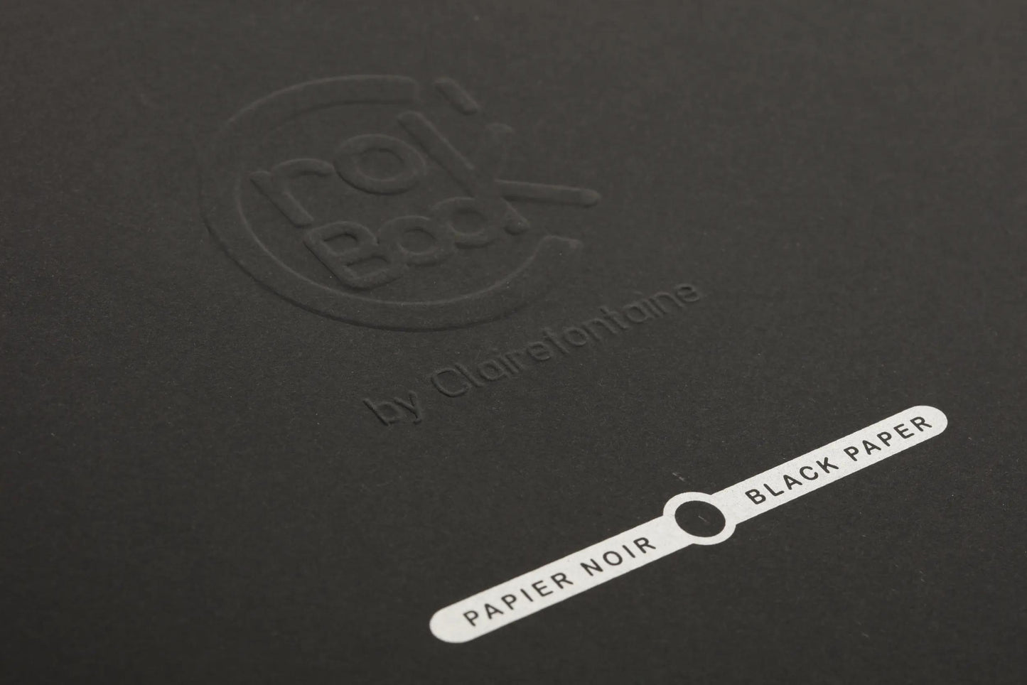 Crok'Book nicked Notebook 20F 17x11cm 120g Papier schwarz I - Schwarz (Paket x10)