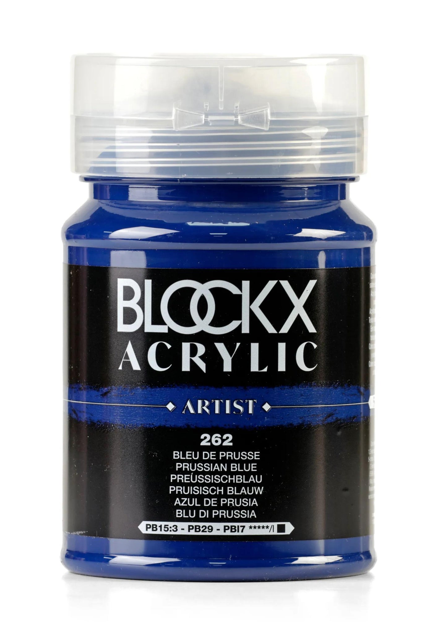Fine acrylic pot paint 500ml - Prussia Blue 262