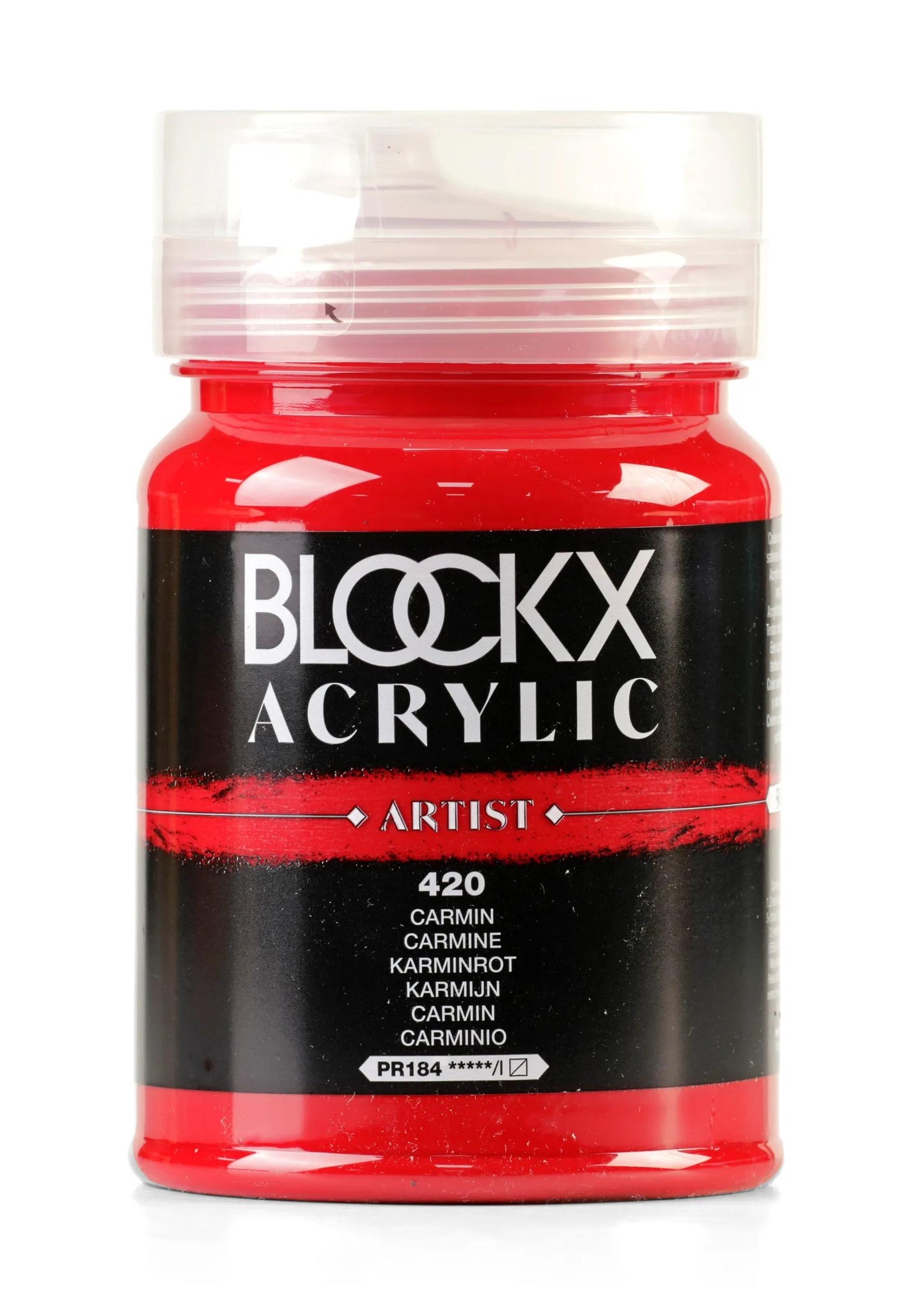 Fine acrylic pot paint 500ml - Carmin 420