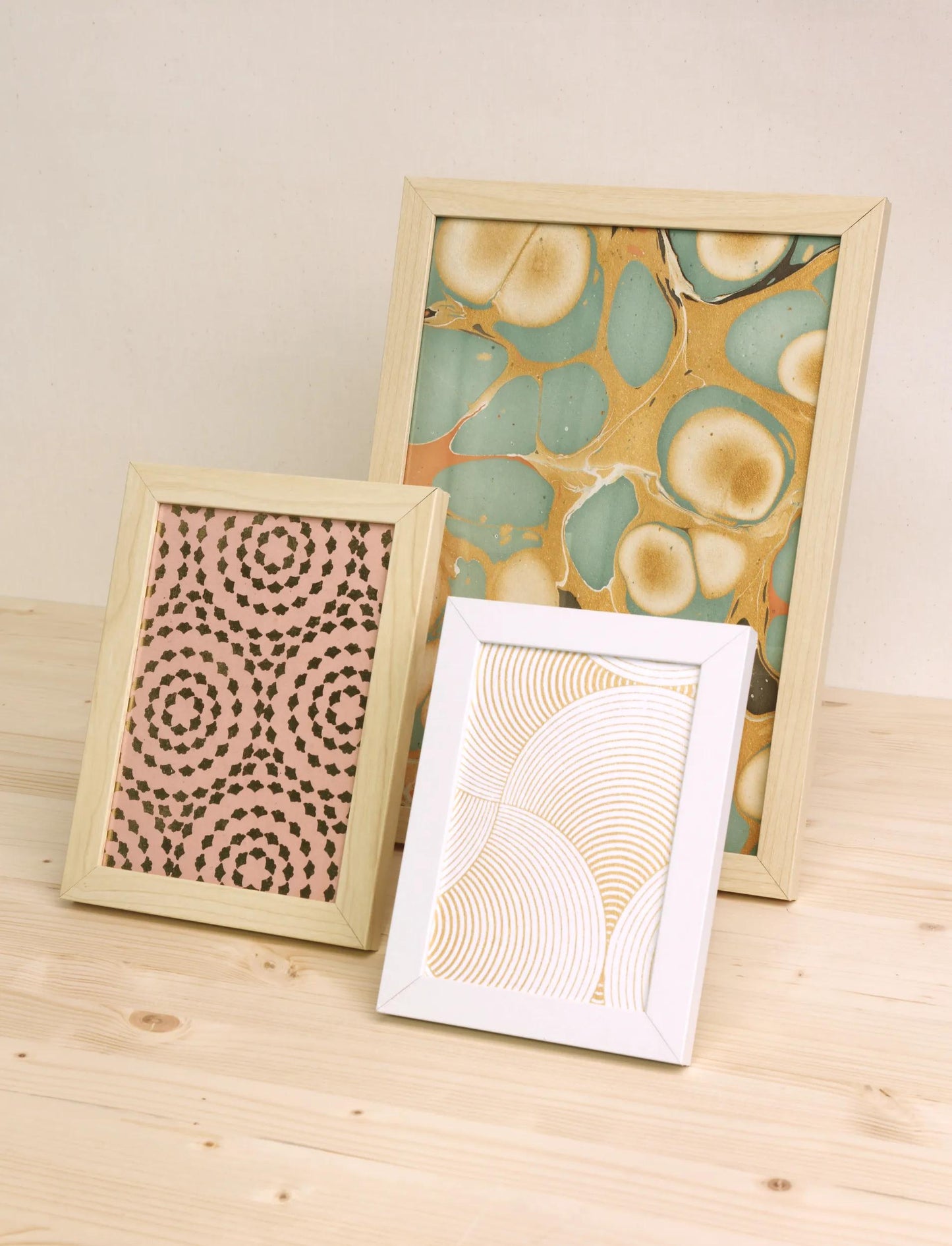 ARTISANAL PAPER, 10 case in formato 50x70cm - Cerchi rosa