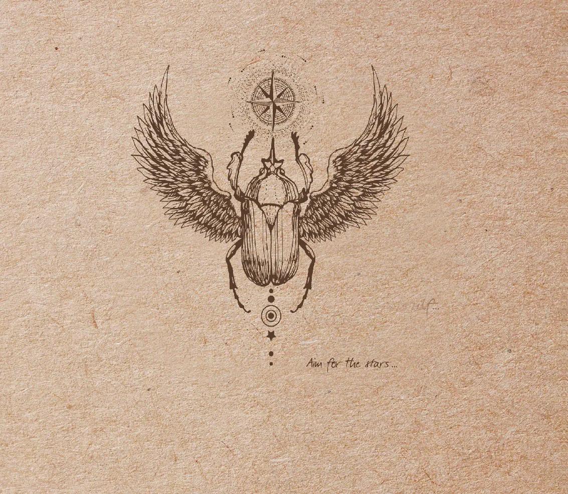 Flying Spirit notebook sewn 50F 15,5x15,5cm 90g - Brown Kraft (Pack x5)