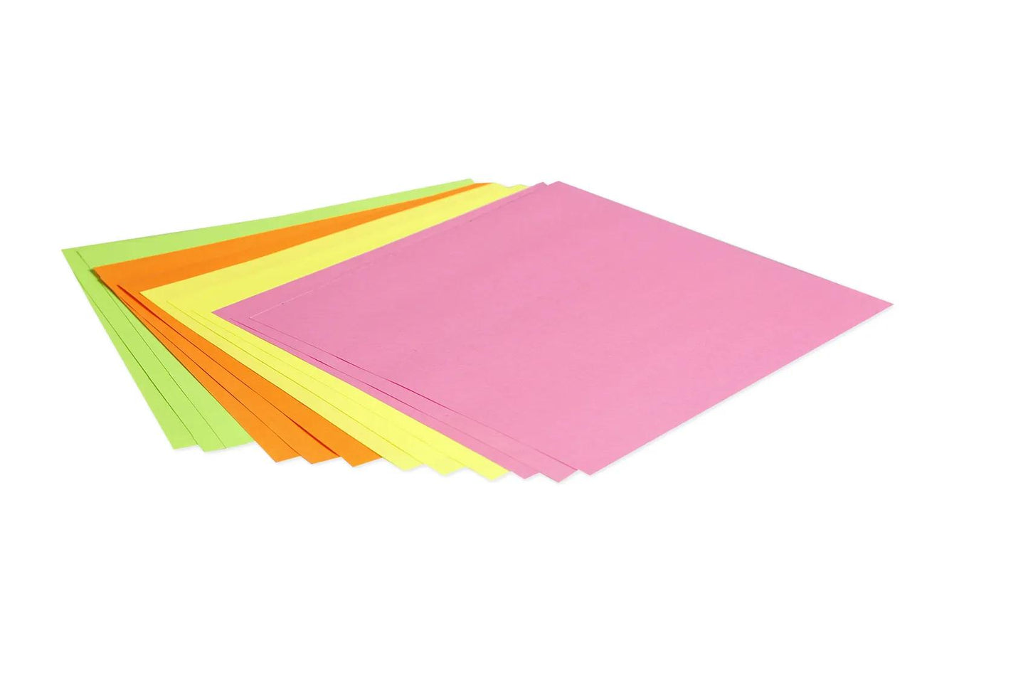 ORIGAMI, Pack of 100 sheets 80g/m2 in format 20x20cm - Assortment neon (Pack x5)
