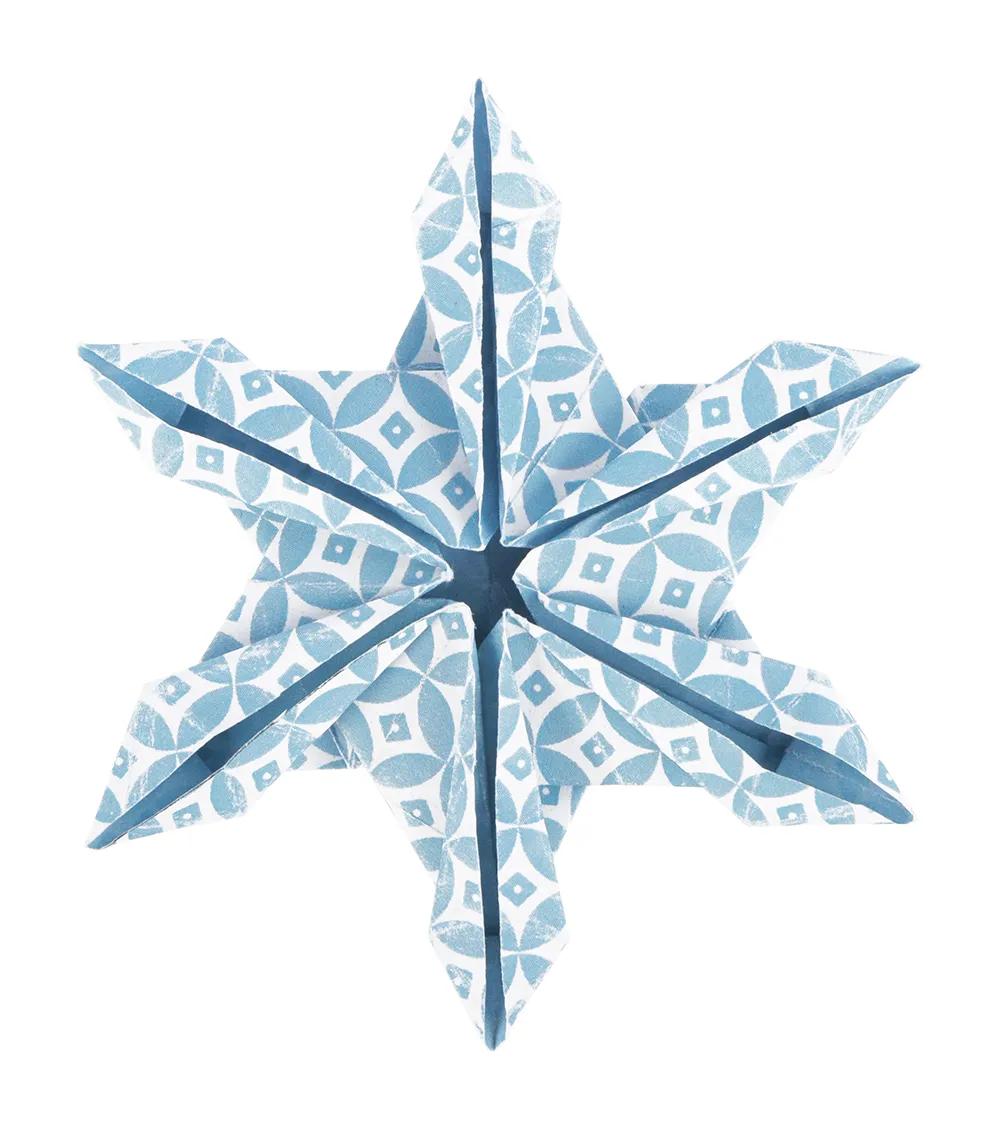 ORIGAMI, 60 Blattbeutel 70g/m2 im 15x15cm Format - Winter - Mehrfarbig (Paket x5)