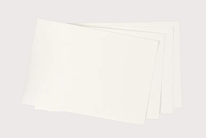Pack of 10 sheets of paper for Cyanotype in A4 format (21x29 .7cm) - White