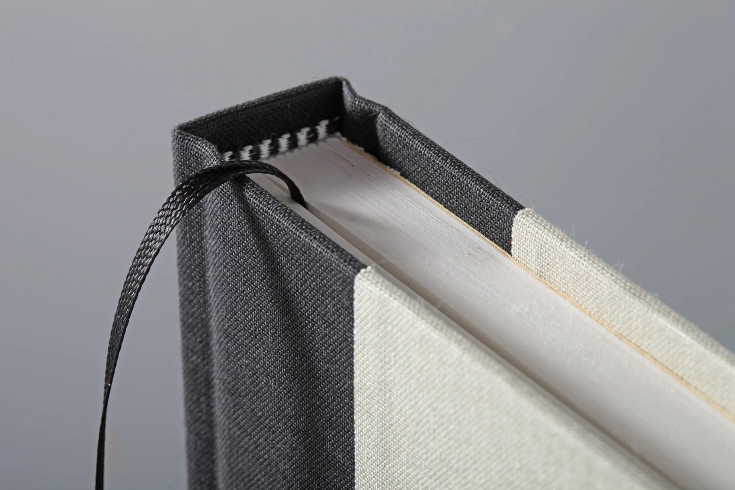 60F A5 180g canvas travel diary - Light grey (Pack x2)