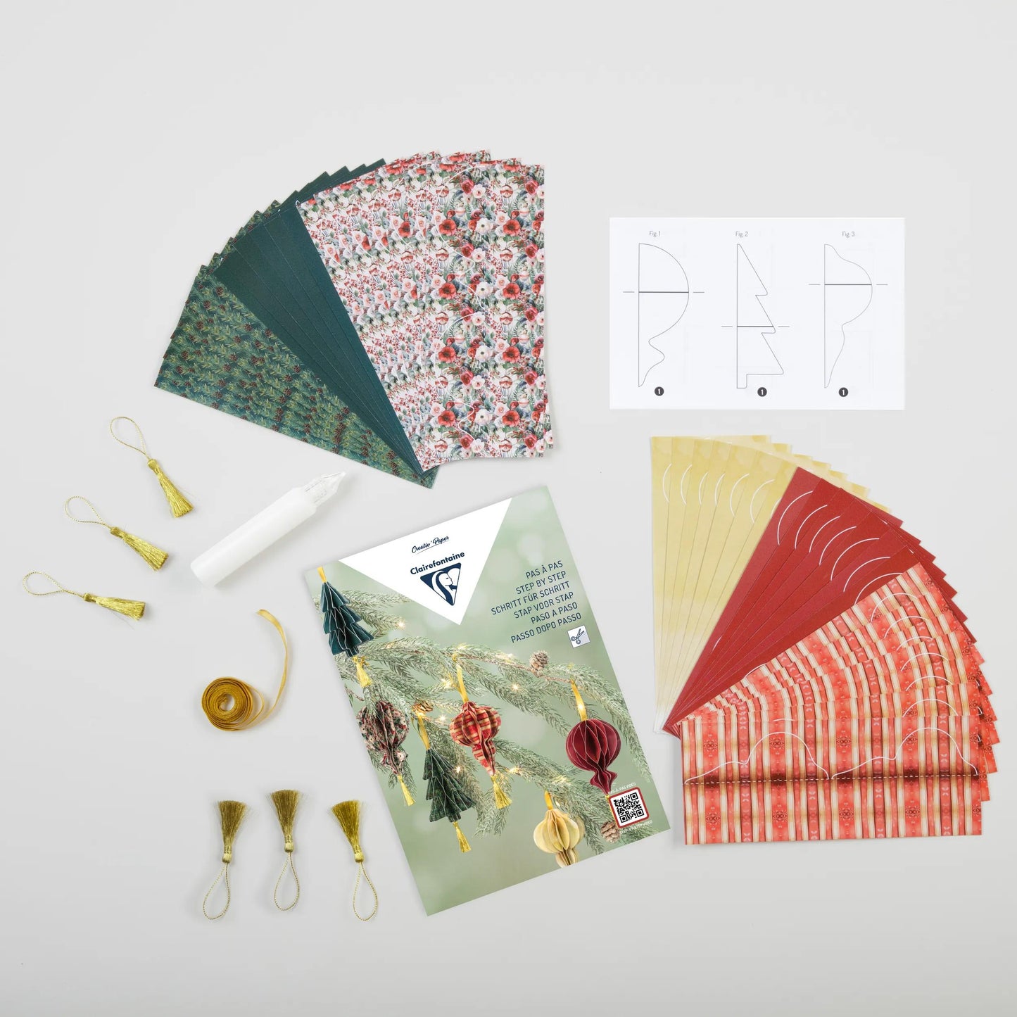 DISCOVER KIT, 20,5x4,5x29,7cm - Weihnachtsaufhängungen - Mehrfarbig - Neu (Paket x3)