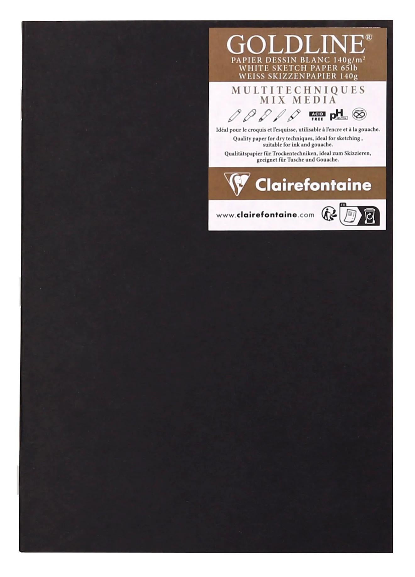 Goldline Piqué Buch 20F A4 140g - Schwarz (Paket x10)
