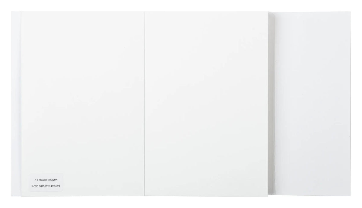 Aqua Essentials glued block 12 matching watercolour papers 18x24cm 12F 200g-300g