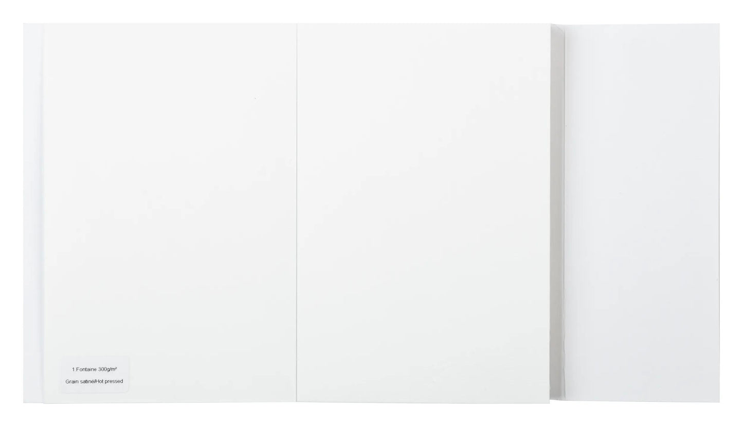 Aqua Essentials verklebt Block 12 passende Aquarellpapiere 24x30cm 12F 200g-300g (Paket x2)