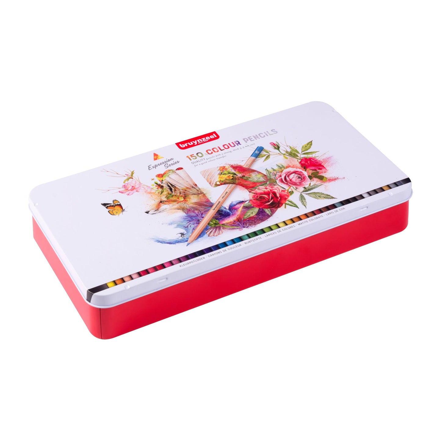 Bruynzeel Expression colour pencil tin | 150 colours