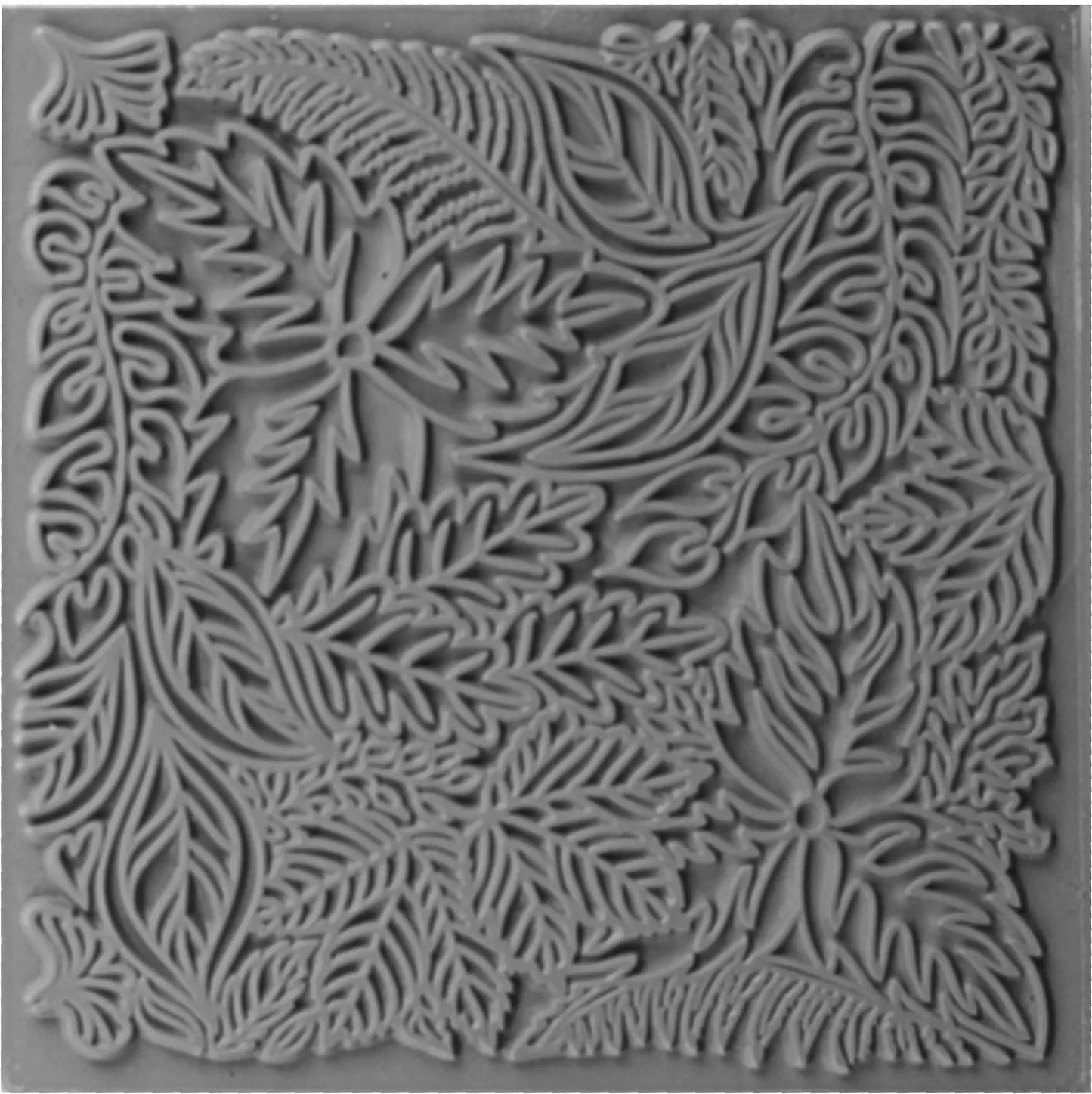 Leaves texture plate cernit - Grey (Pack x10)