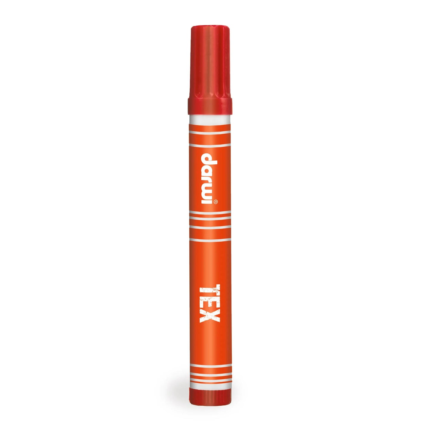 DARWI Marker Textile Paint Fine Conical Point 3mm - vermillon (Pacchetto x10)