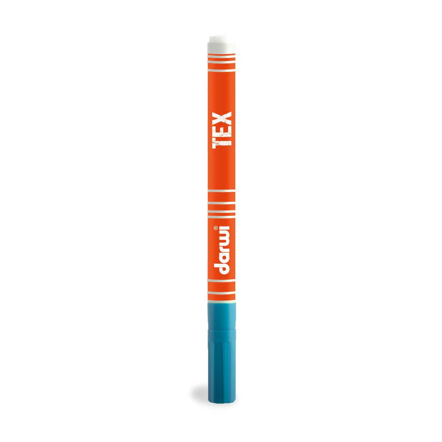 DARWI Marker Tessile Vernice Fine Conical Point 1mm - Blu (Pacchetto x10)