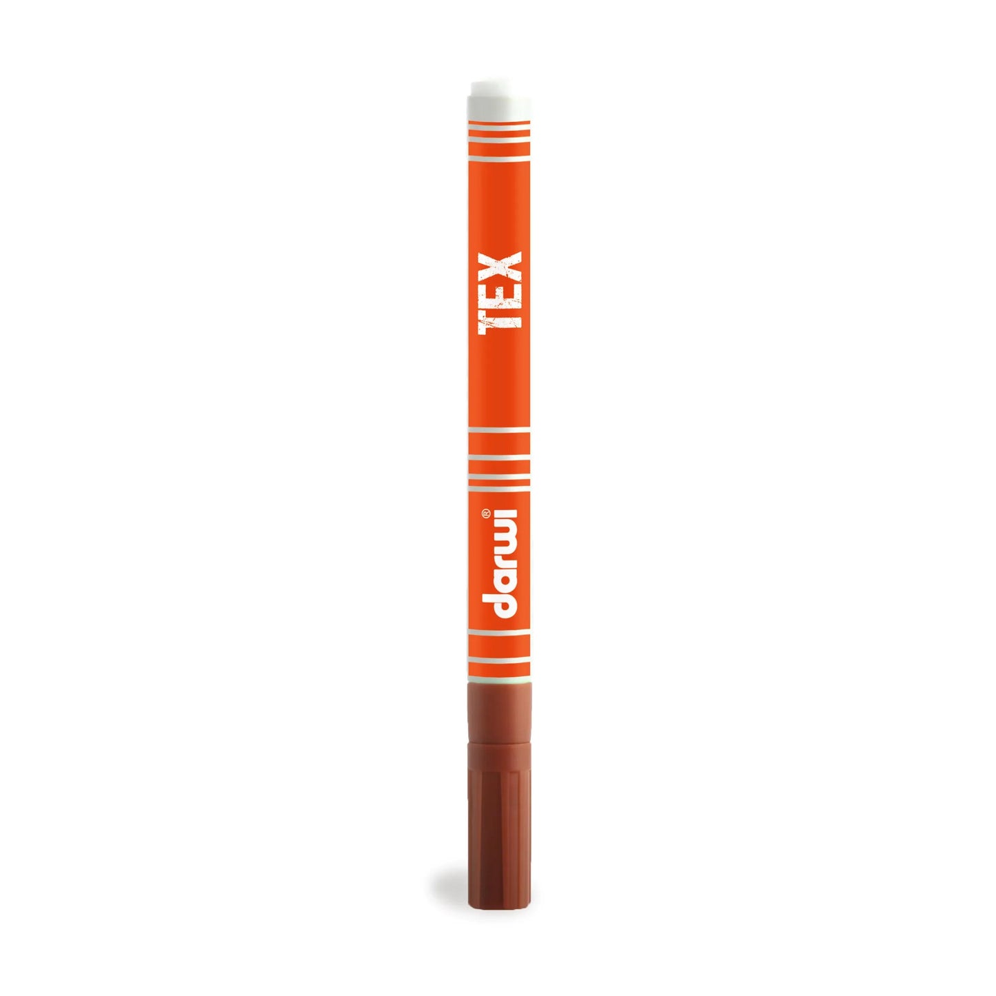 DARWI Marker Textile Paint Fine Conical Point 1mm - Chestnut 802 (Pack x10)