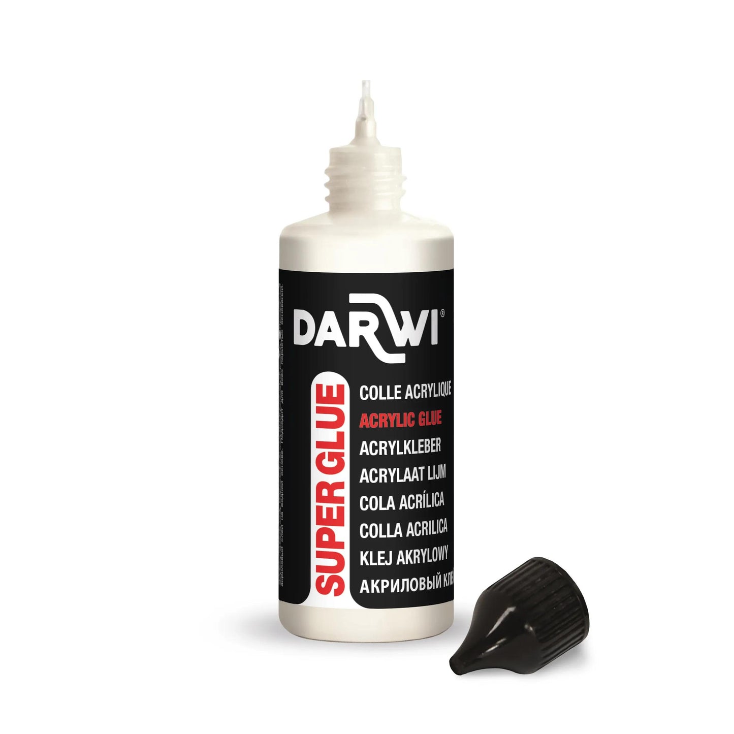DARWI 80 ml bottle of Acrylic Colle Super Forte (Pack x5)