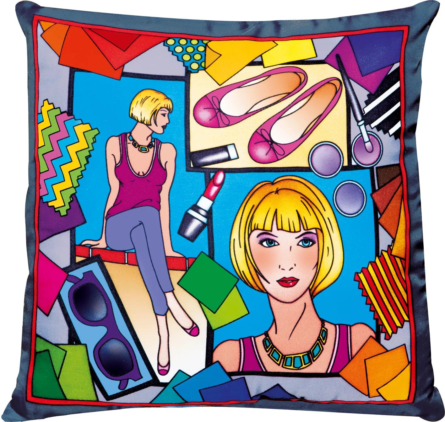 100% silk cushion - 40x40cm Trends - White (Pack x3)
