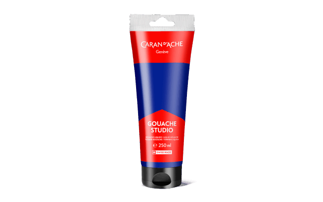 Tube 250 ml Gouache Studio Ultramarinblau