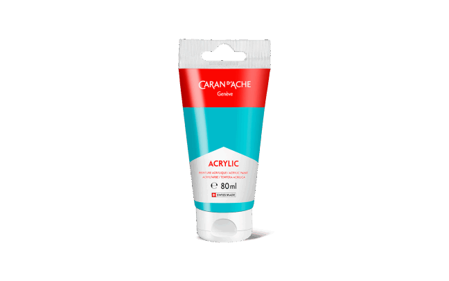 Tube 80 ml Acrylic Türkisblau
