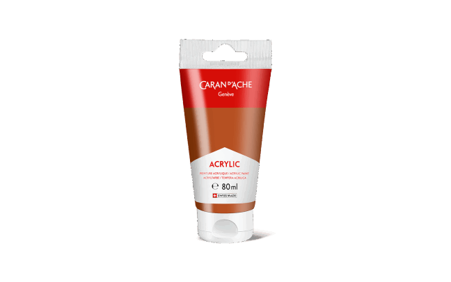 Tube 80 ml Acrylic Siena gebrannt