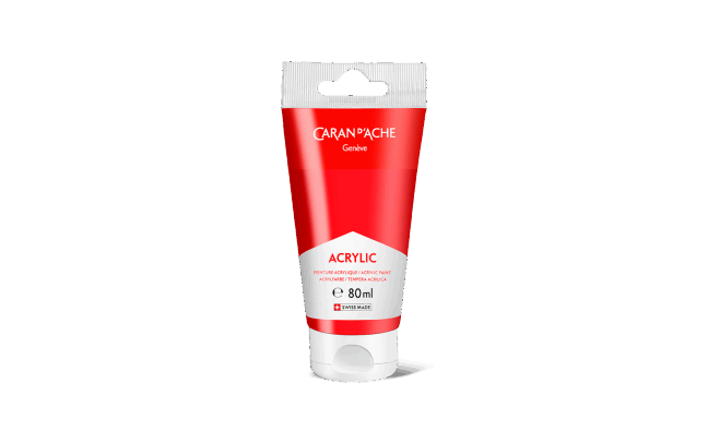 Tube 80 ml Acrylic Scharlachrot