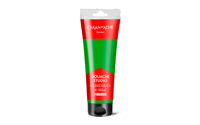 Tube 250 ml Gouache Studio Vert brillant
